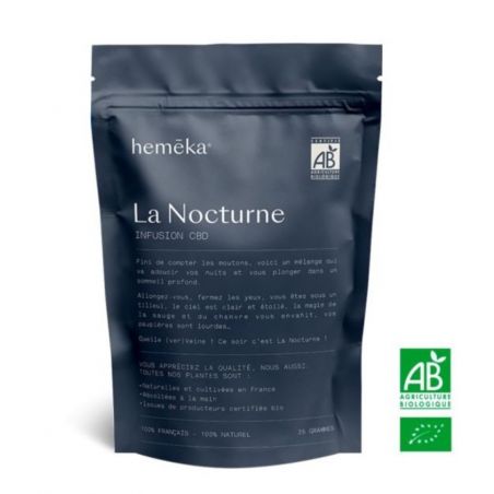 Infusion Chanvre CBD La Nocturne - HEMEKA - Heméka