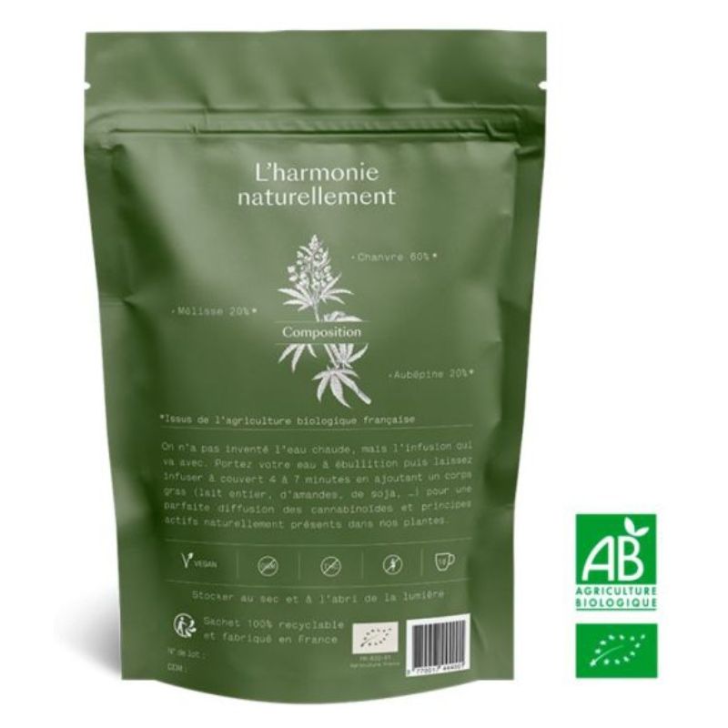 Infusion Chanvre CBD La Relaxante - 35 gr