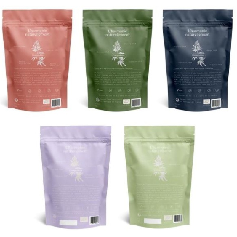 Lot de 5 Infusions Chanvre CBD Heméka