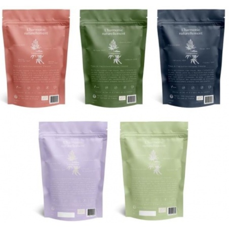 Lot de 5 Infusions Chanvre CBD Heméka