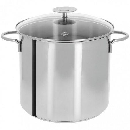 Marmite inox Mutine fixe avec couvercle Cristel - Cristel