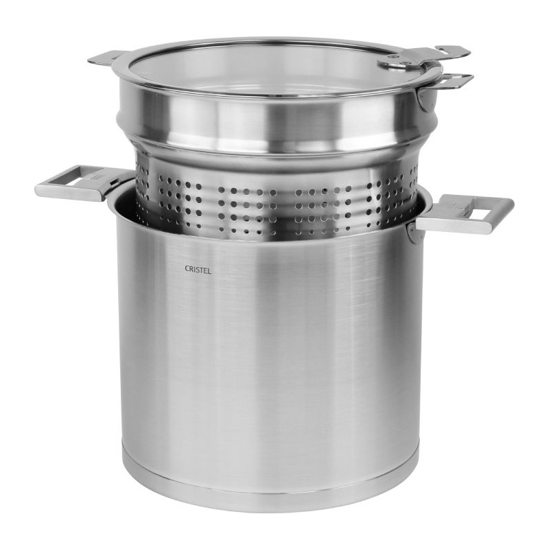 Marmite inox Strate amovible Cristel