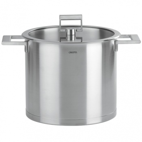 Marmite inox Strate fixe avec couvercle Cristel - Cristel