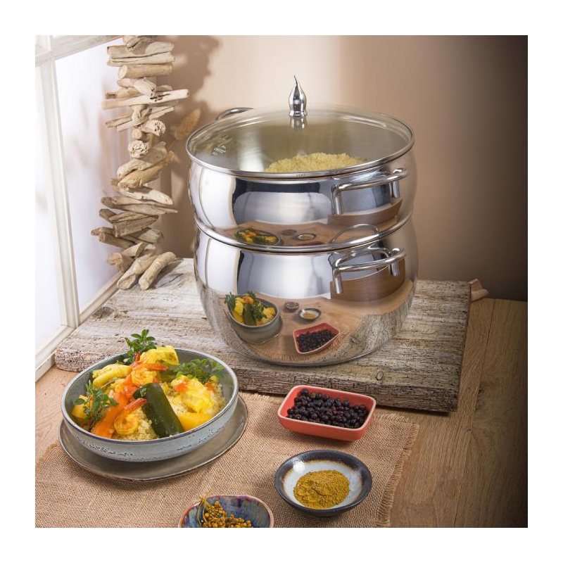 Couscoussier inox Médina Cristel