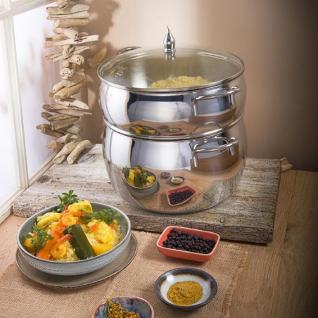 Couscoussier inox Médina Cristel