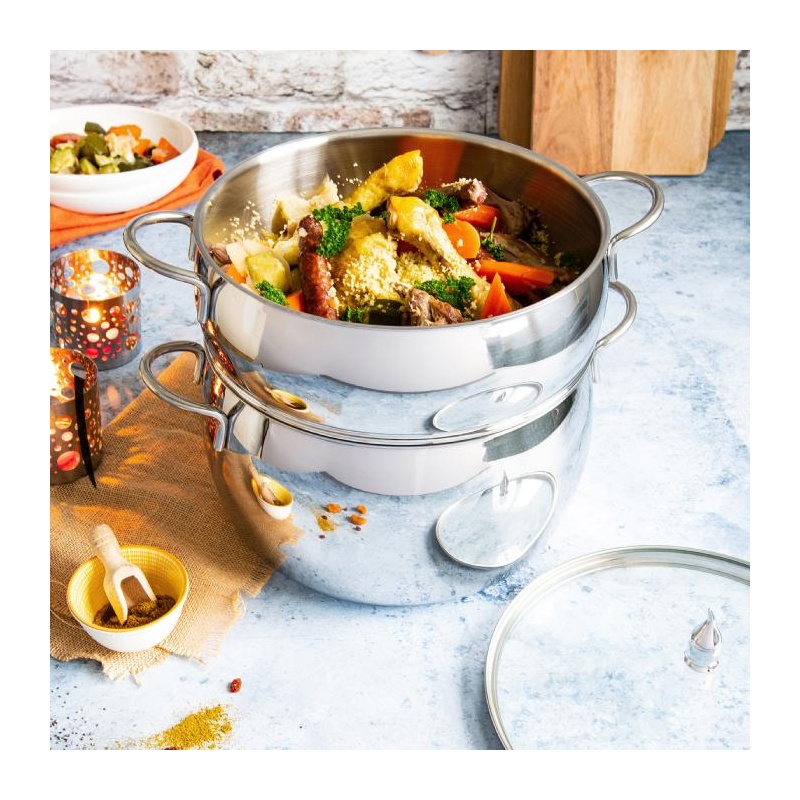 Couscoussier inox Médina Cristel