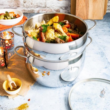 Couscoussier inox Médina Cristel