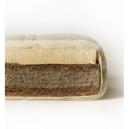 Matelas Bébé Chanvrenatura 60 x 120 cm Kadolis