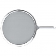 Couvercle anti-projection inox à poignée fixe Cristel