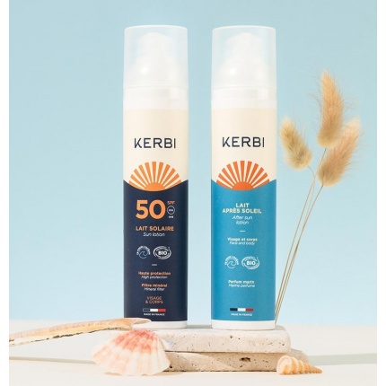 Kerbi -- Lait après soleil (hydrate et prolonge le bronzage) - 100 g main image 0