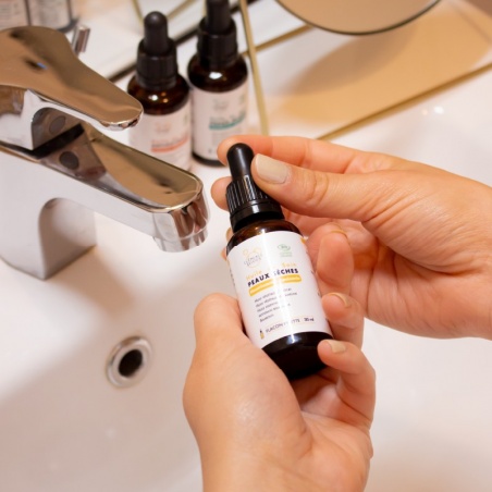 Huile de soin Peaux Sèche bio - 30 ml Clémence & Vivien