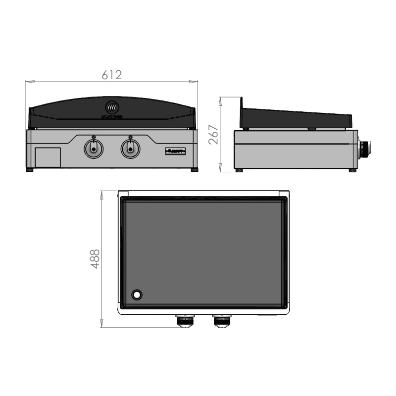 Plancha électrique Allure 260 DUO Le Marquier