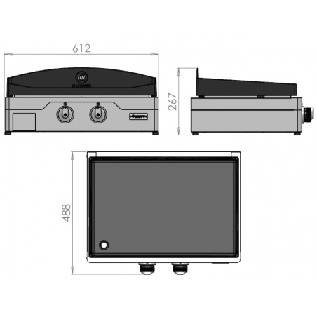 Plancha électrique Allure 260 DUO Le Marquier