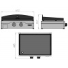 Plancha électrique Allure 260 DUO Le Marquier