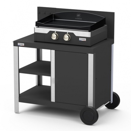 Plancha électrique Allure 260 Duo Edition sur desserte Le Marquier - Le Marquier