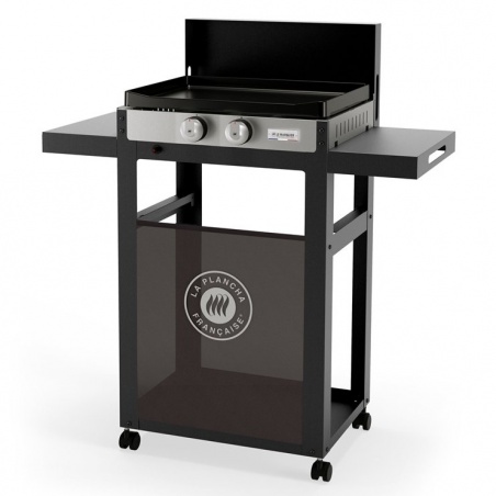 Plancha gaz LE MARQUIER La Plancha Française 250 sur chariot (Duo Edition) - Le Marquier