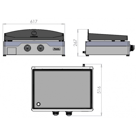 Plancha gaz Allure 260 Duo Le Marquier