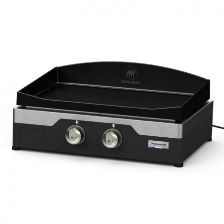 Plancha électrique Allure 260 Duo Edition sur desserte Le Marquier