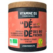 Vitamine D3 bio goût Abricot - 120 comprimés à croquer