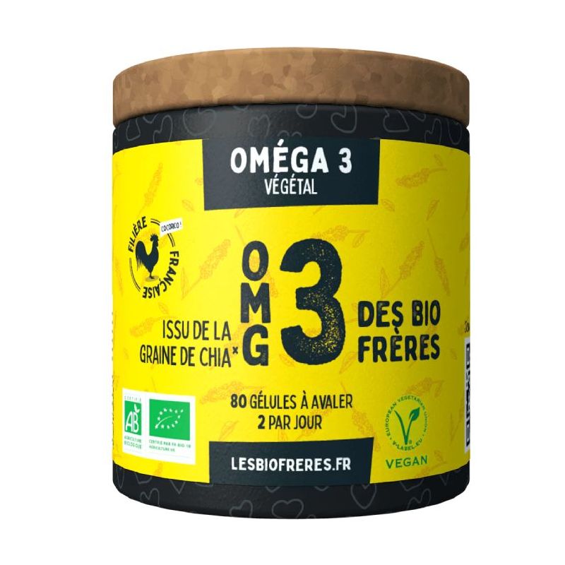 Oméga 3 bio - 80 gélules