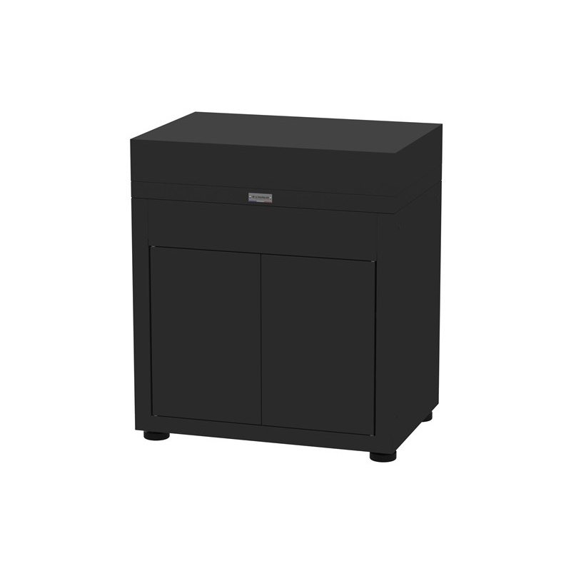 Meuble cuisine extérieure avec faux-tiroir - 80 x 55 cm - noir Le Marquier