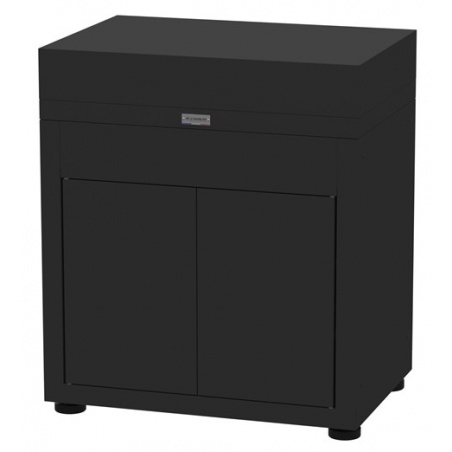 Meuble cuisine extérieure avec faux-tiroir - 80 x 55 cm - noir Le Marquier - Le Marquier