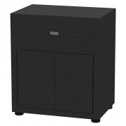 Meuble cuisine extérieure avec faux-tiroir - 80 x 55 cm - noir Le Marquier