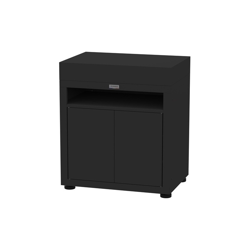 Meuble cuisine extérieure avec tablette - 80 x 55 cm - noir Le Marquier