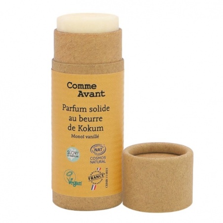 Parfum solide naturel Monoï Vanillé - Comme Avant - Comme Avant