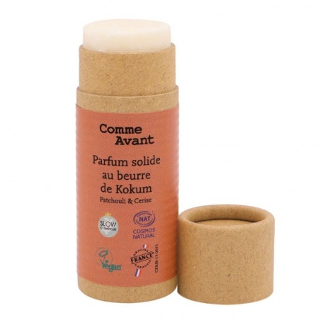 Parfum solide naturel Patchouli et Cerise - Comme Avant - Comme Avant