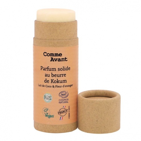 Parfum solide Lait de coco et Fleur d'oranger Comme Avant - Comme Avant