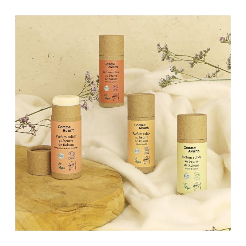 Parfum solide Lait de coco et Fleur d'oranger Comme Avant