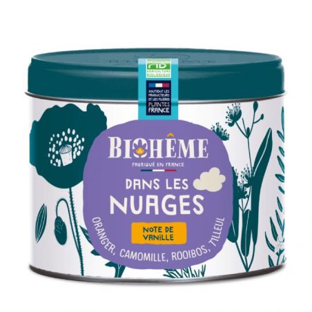 Infusion bio Dans les Nuages - Boîte métal vrac - Biohême