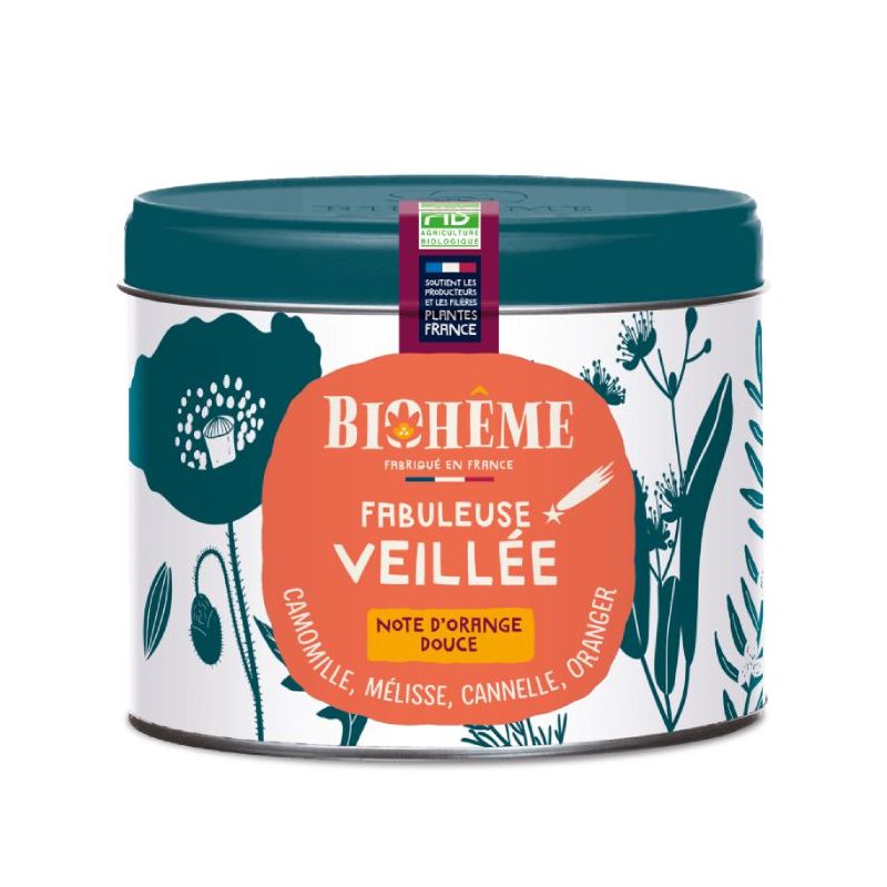 Infusion bio Fabuleuse Veillée - Boîte métal vrac