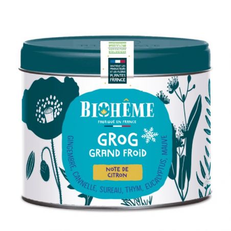 Infusion bio Grog Grand Froid - Boîte métal vrac - Biohême