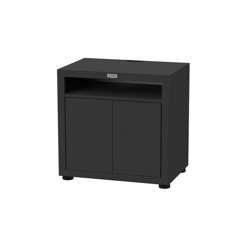 Meuble cuisson cuisine extérieure avec tablette - 80 x 55 cm - noir Le Marquier