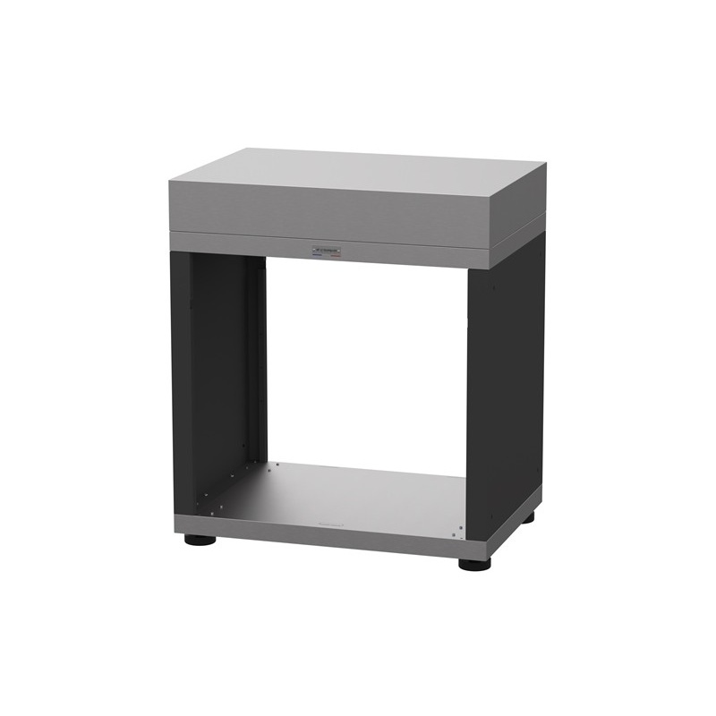 Meuble ouvert cuisine extérieure - 80 x 55 cm - inox duo Le Marquier