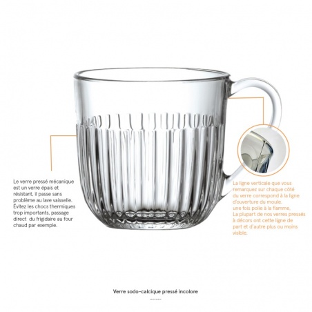 Lot de 6 tasses Ouessant La Rochère