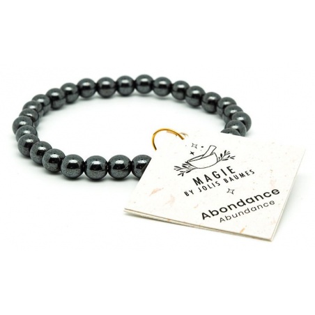 Bracelet Abondance hématite bienfaits