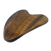 Gua Sha visage en Oeil de Tigre - 8 cm Nouvojour