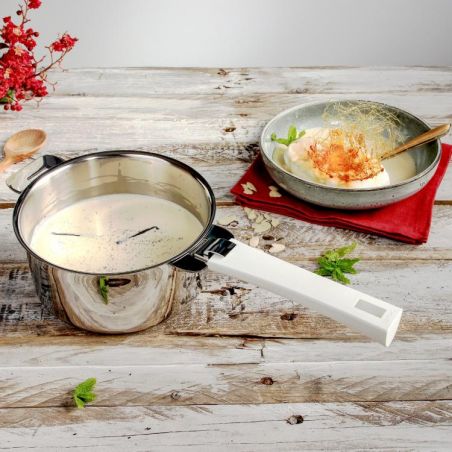 Photo casserole Cristel Mutine - poignée amovible