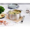 Casserole inox Strate - poignée amovible