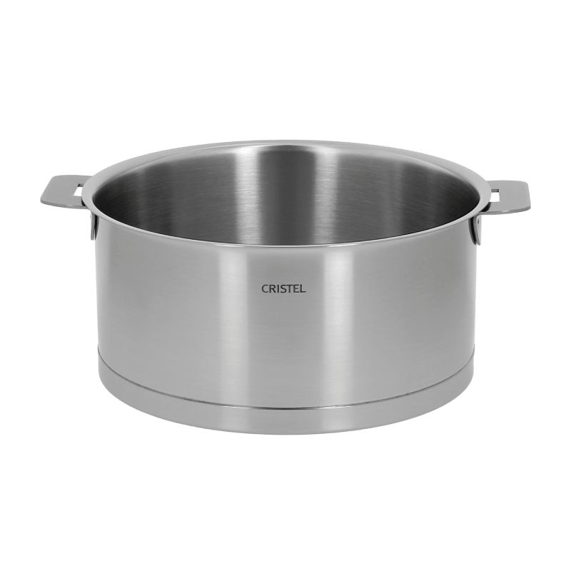 Casserole inox Cristel Strate 20 cm - manche amovible