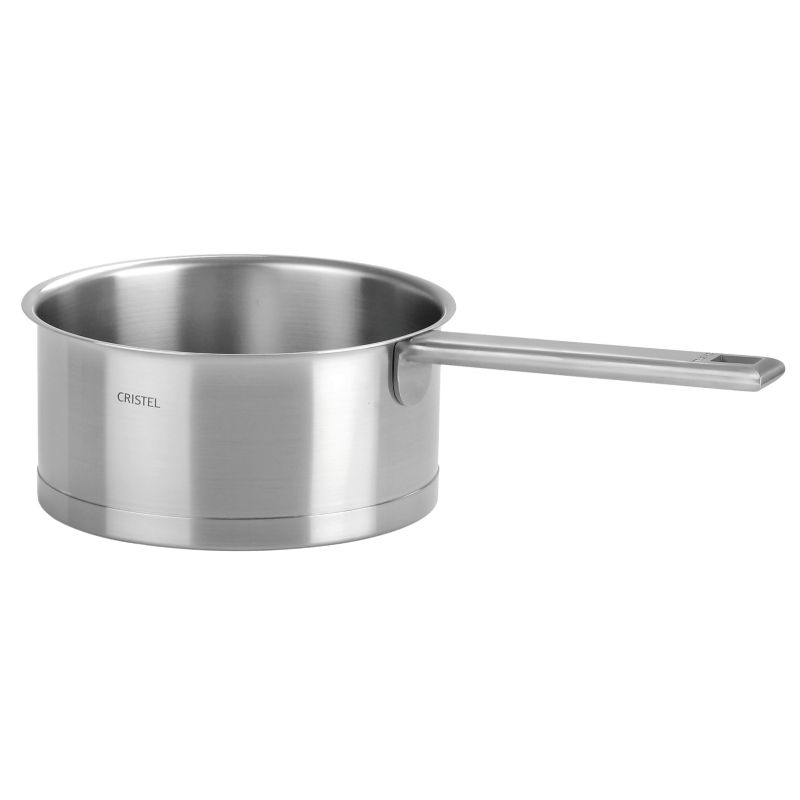 Casserole inox Cristel Strate 18 cm - manche fixe