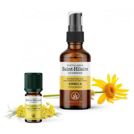 Kit Bleus & Bobo, Arnica et Immortelle - Distillerie Saint-Hilaire
