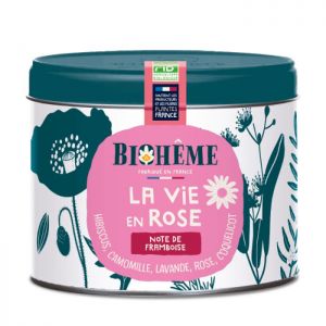 Infusion bio La Vie en Rose - Boîte métal vrac