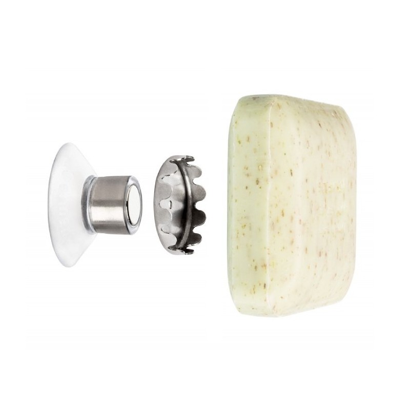 Porte-savon aimanté à ventouse (lot de 3)