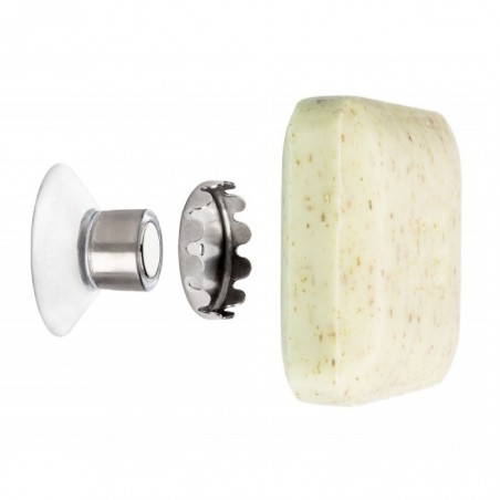 Porte-savon aimanté à ventouse (lot de 3)