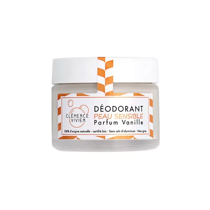 Déodorant Peau Sensible vanille Clémence & Vivien