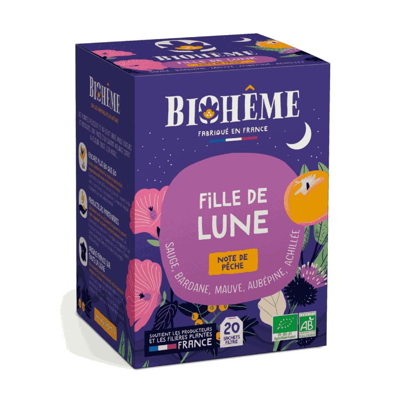 Infusion bio Fille de Lune - 20 infusettes Biohême